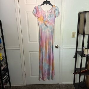 Selkie Dopamine Silk Gown